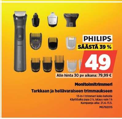 Philips Monitoimitrimmeri