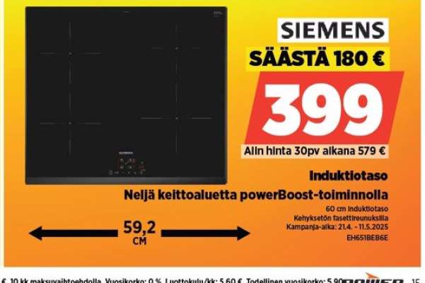 Siemens Induktiotaso