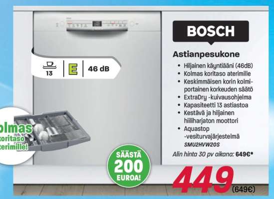 Bosch Astianpesukone