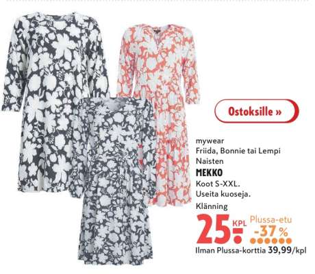 mywear Friida, Bonnie tai Lempi Naisten MEKKO