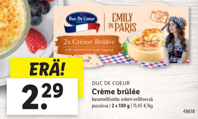 Crème brûlée