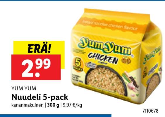 YUM YUM Nuudeli 5-pack