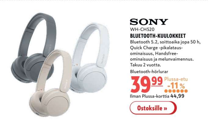 SONY WH-CH520