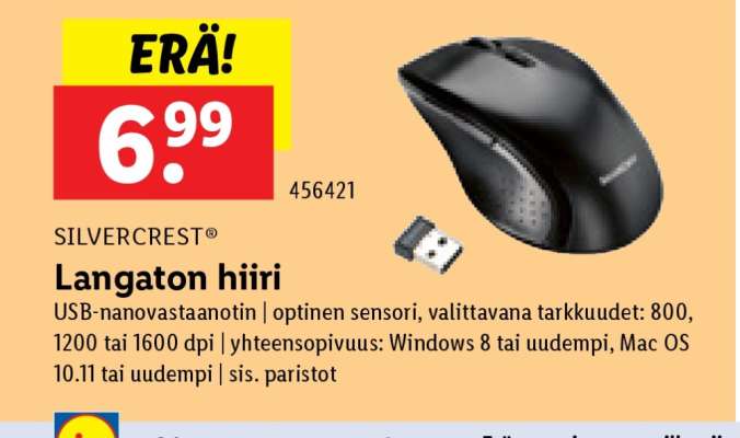 SILVERCREST® Langaton hiiri