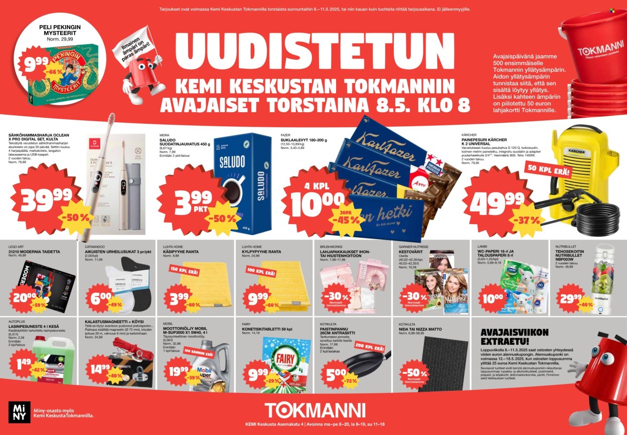 Tokmanni tarjouslehti  - 08.05.2025 - 11.05.2025.