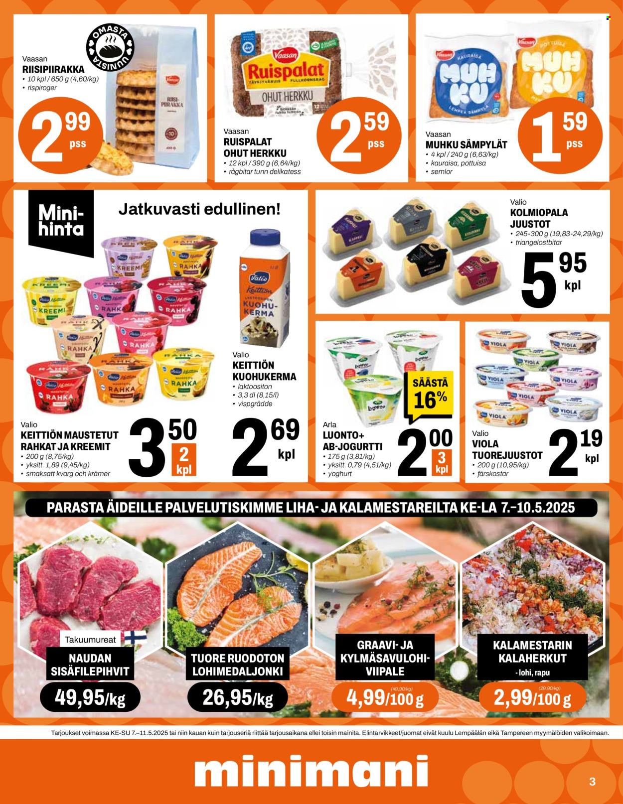 Minimani tarjouslehti  - 07.05.2025 - 11.05.2025.