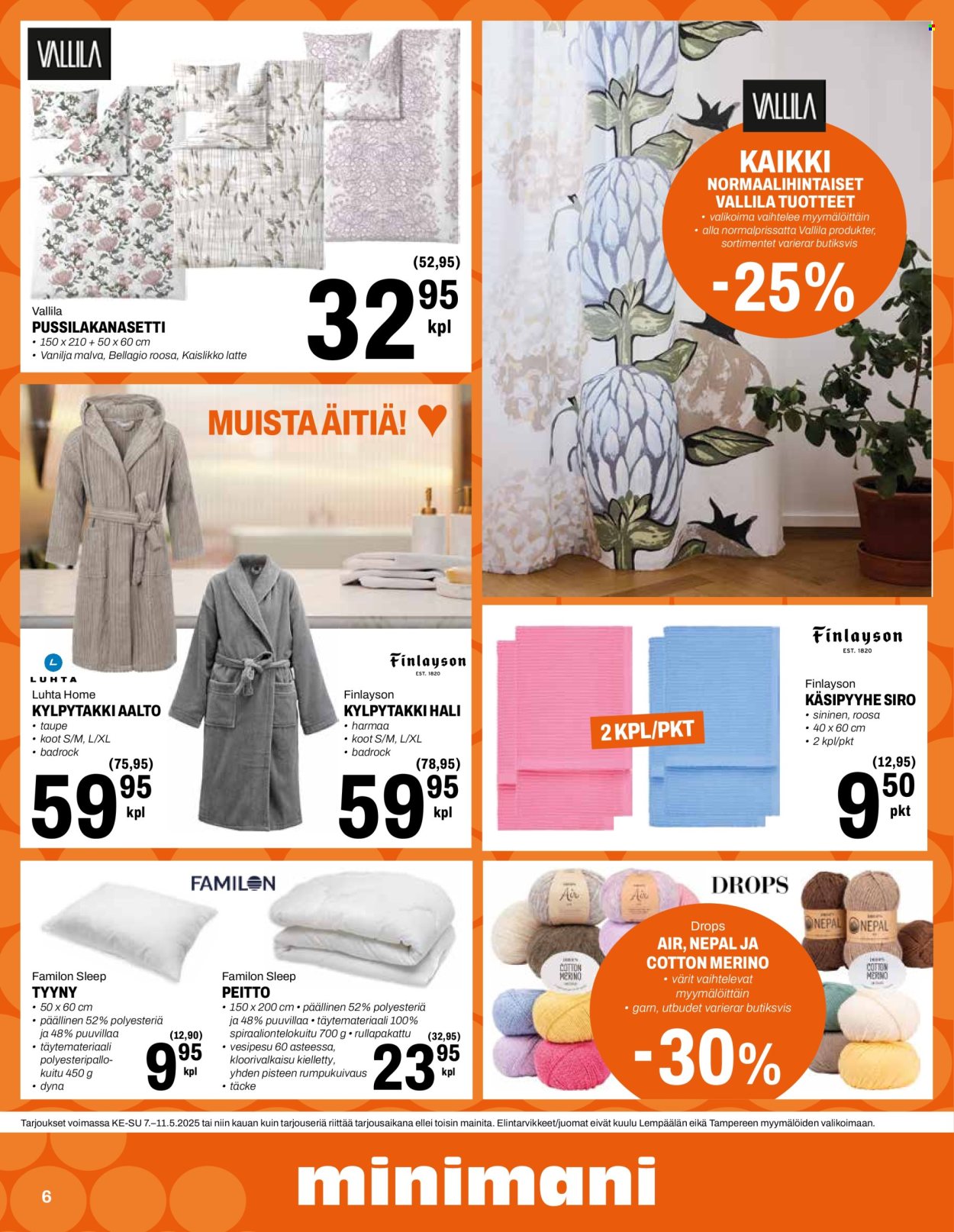Minimani tarjouslehti  - 07.05.2025 - 11.05.2025.