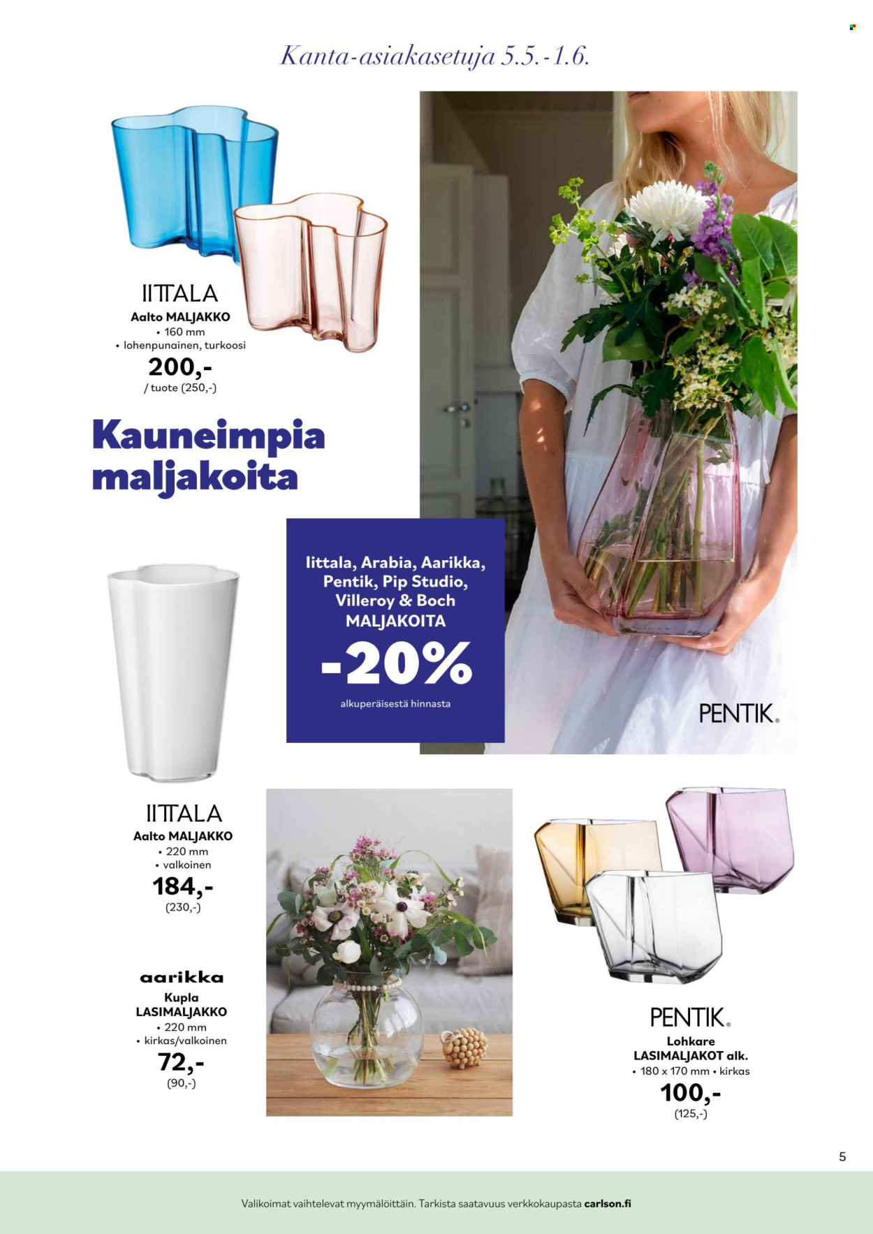 Carlson tarjouslehti  - 05.05.2025 - 01.06.2025.