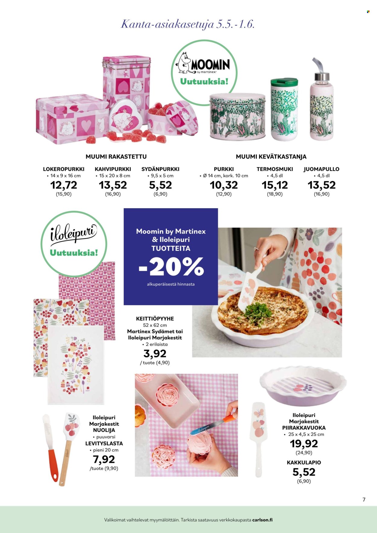 Carlson tarjouslehti  - 05.05.2025 - 01.06.2025.