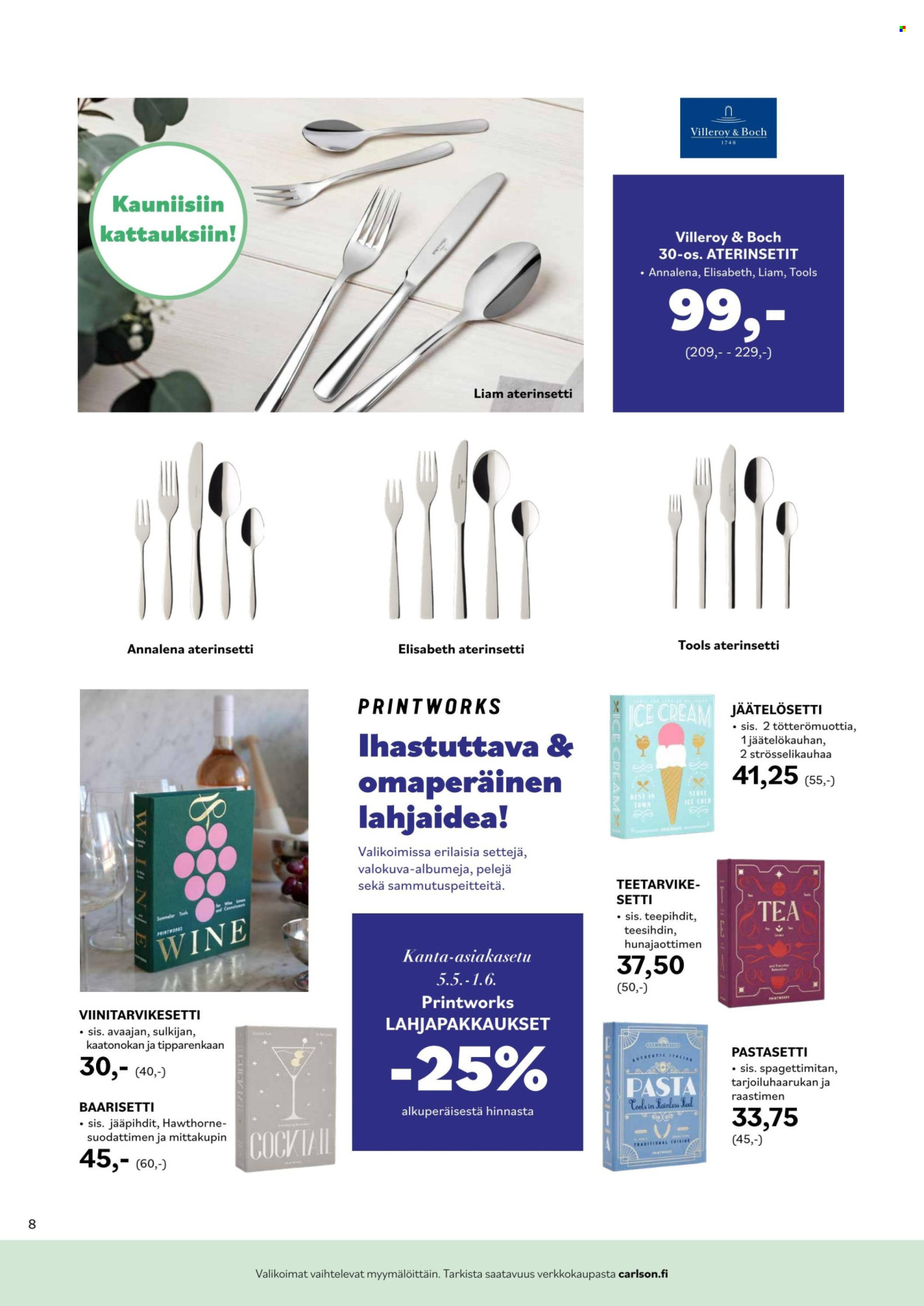 Carlson tarjouslehti  - 05.05.2025 - 01.06.2025.