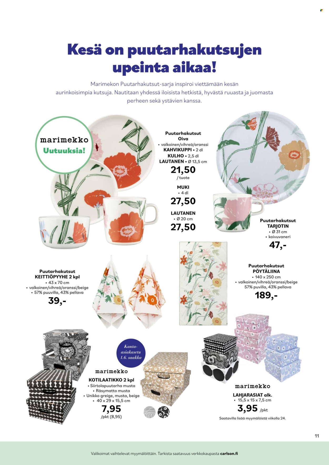 Carlson tarjouslehti  - 05.05.2025 - 01.06.2025.