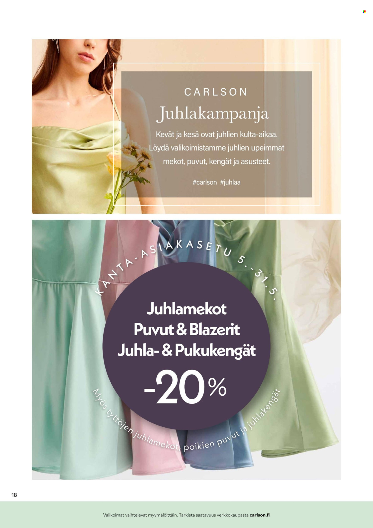 Carlson tarjouslehti  - 05.05.2025 - 01.06.2025.
