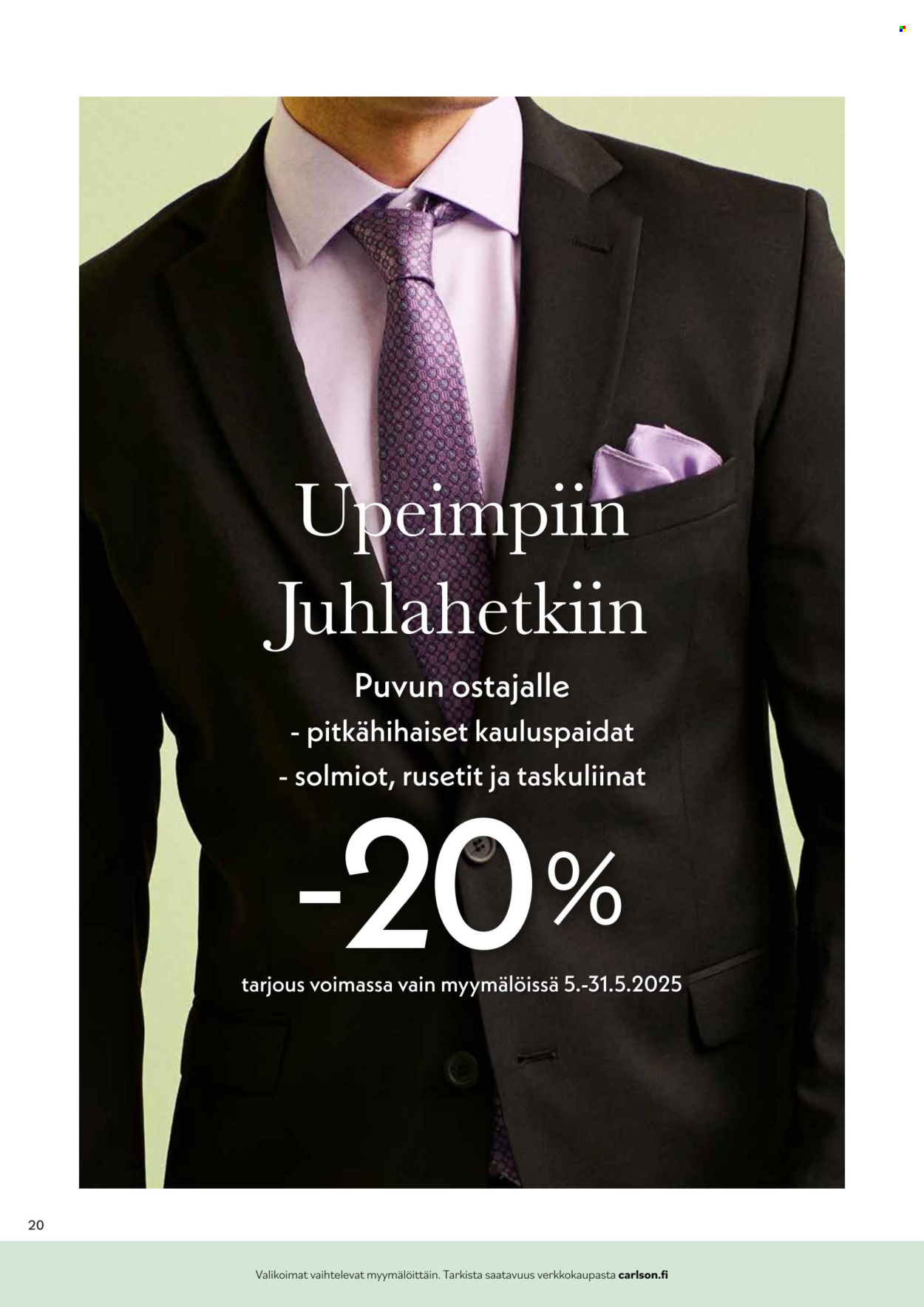Carlson tarjouslehti  - 05.05.2025 - 01.06.2025.