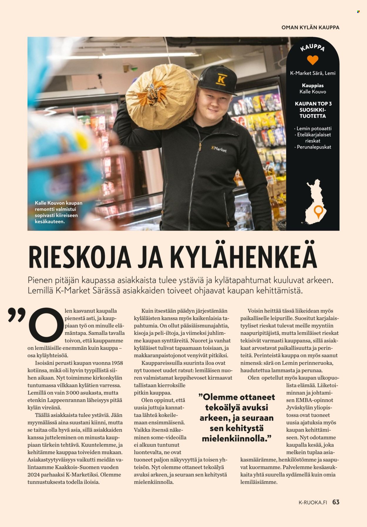 K-citymarket tarjouslehti  - 07.05.2025 - 10.06.2025.