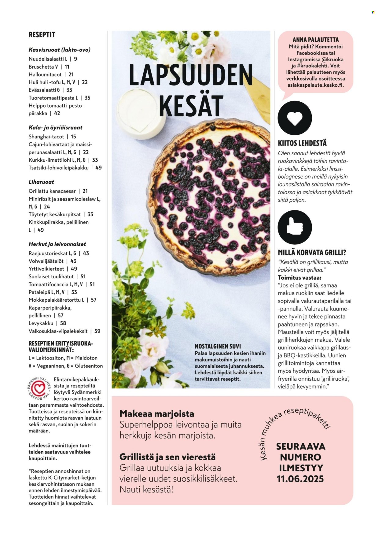 K-citymarket tarjouslehti  - 07.05.2025 - 10.06.2025.