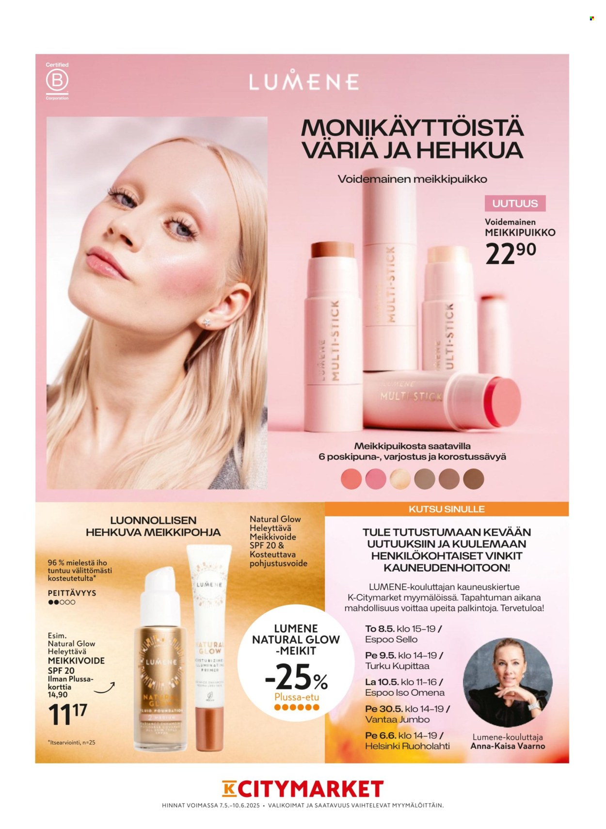 K-citymarket tarjouslehti  - 07.05.2025 - 10.06.2025.