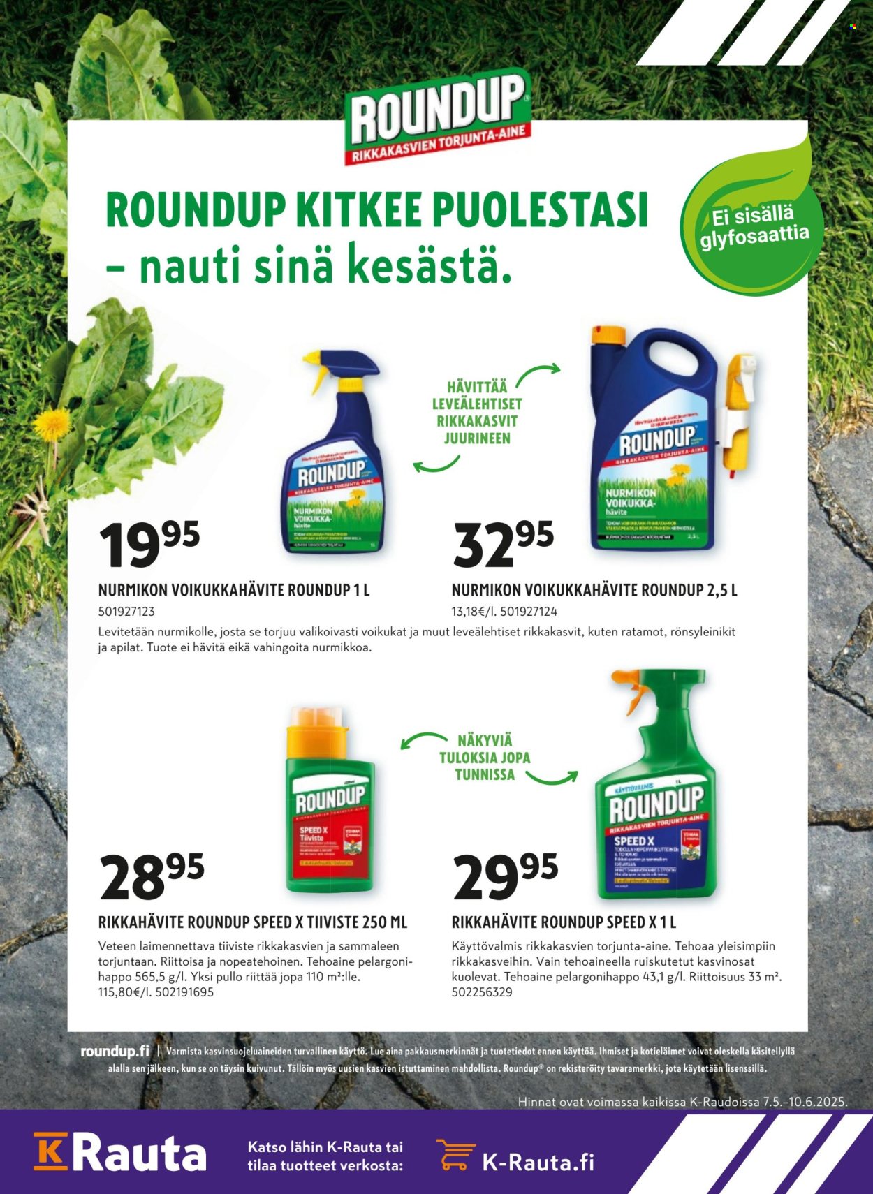 K-citymarket tarjouslehti  - 07.05.2025 - 10.06.2025.