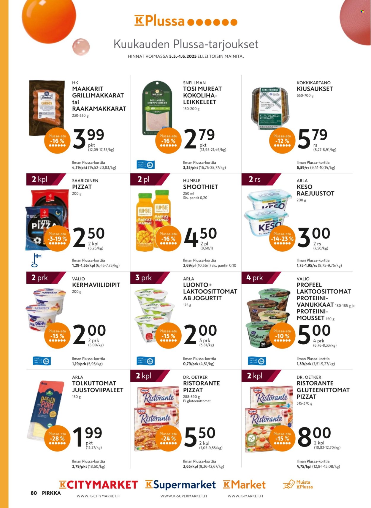 K-citymarket tarjouslehti  - 07.05.2025 - 10.06.2025.