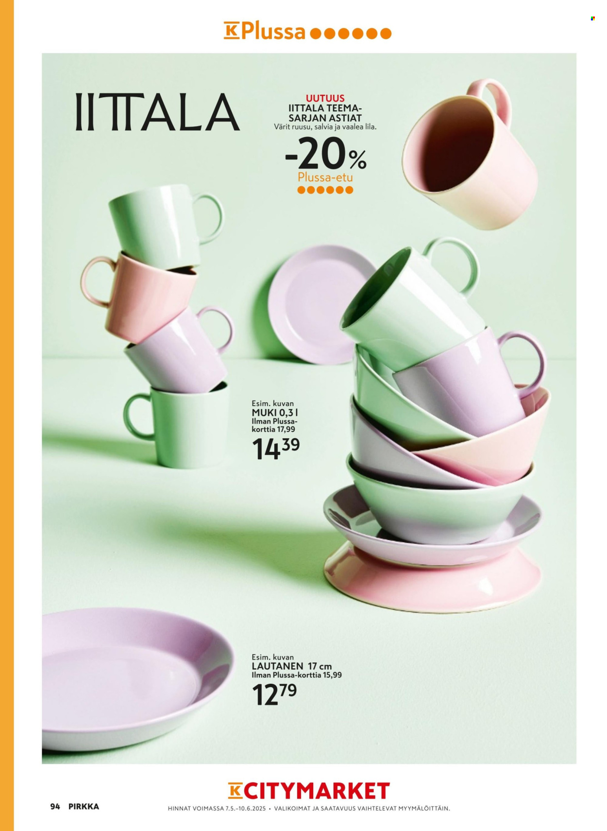 K-citymarket tarjouslehti  - 07.05.2025 - 10.06.2025.