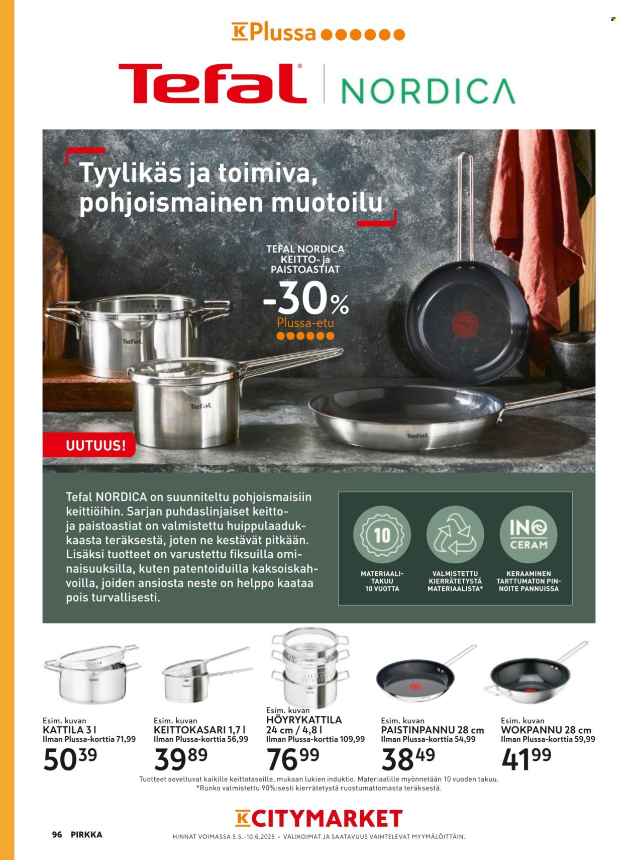 K-citymarket tarjouslehti  - 07.05.2025 - 10.06.2025.