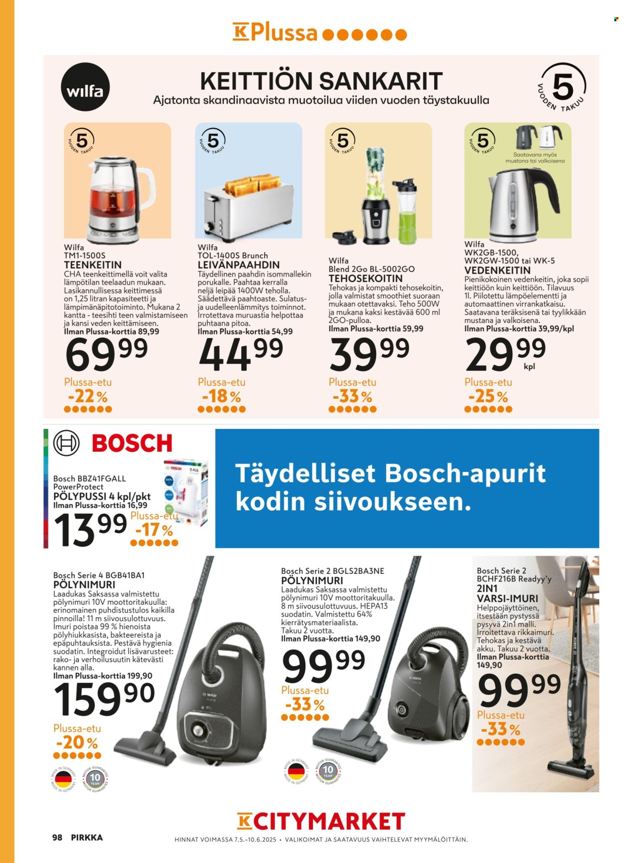 K-citymarket tarjouslehti  - 07.05.2025 - 10.06.2025.