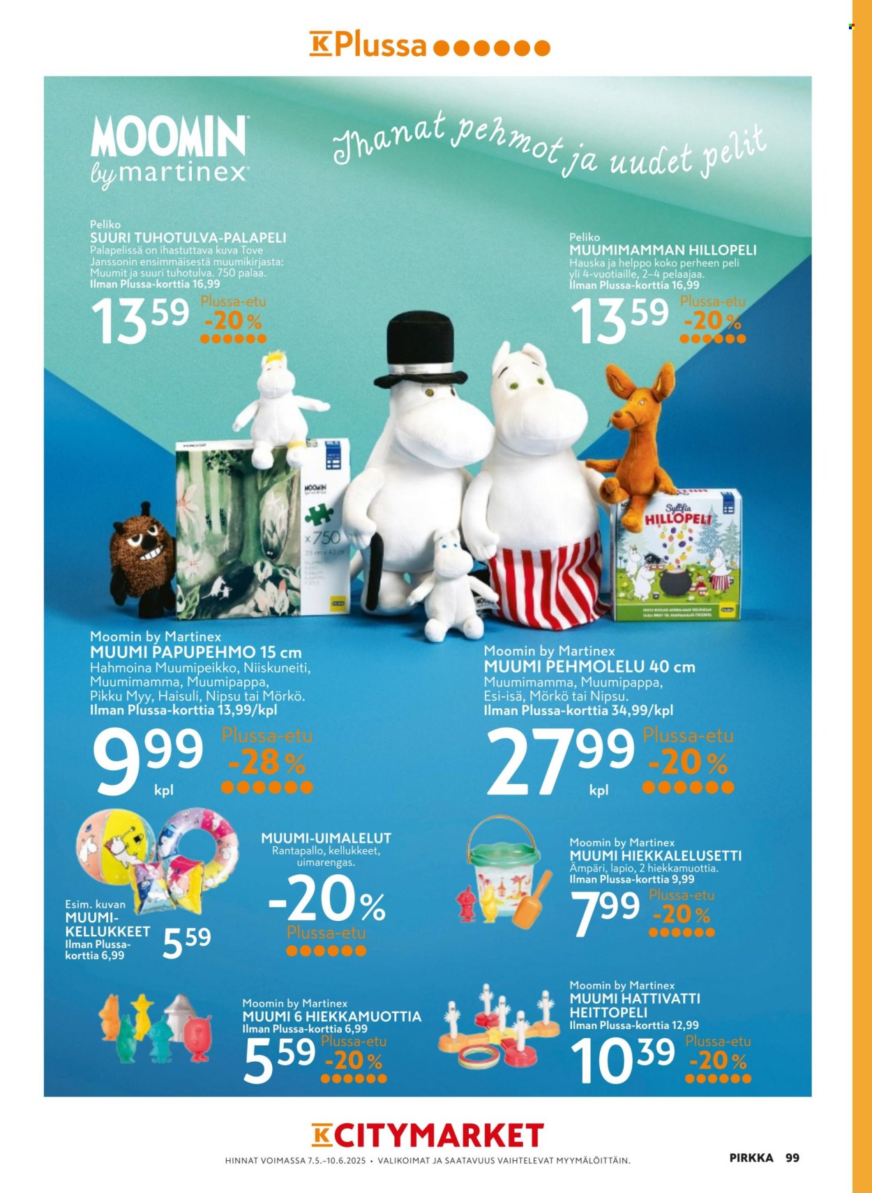 K-citymarket tarjouslehti  - 07.05.2025 - 10.06.2025.