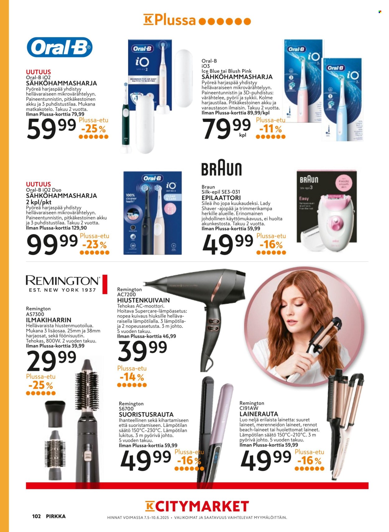 K-citymarket tarjouslehti  - 07.05.2025 - 10.06.2025.