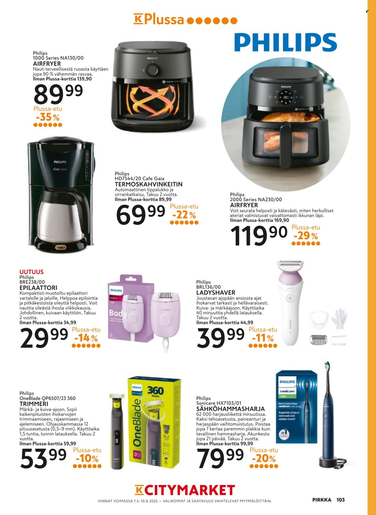 K-citymarket tarjouslehti  - 07.05.2025 - 10.06.2025.
