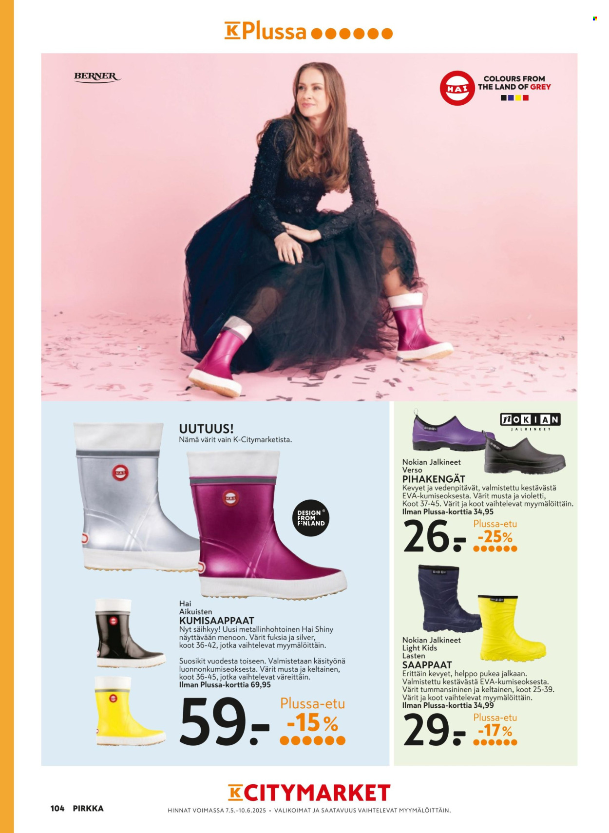 K-citymarket tarjouslehti  - 07.05.2025 - 10.06.2025.