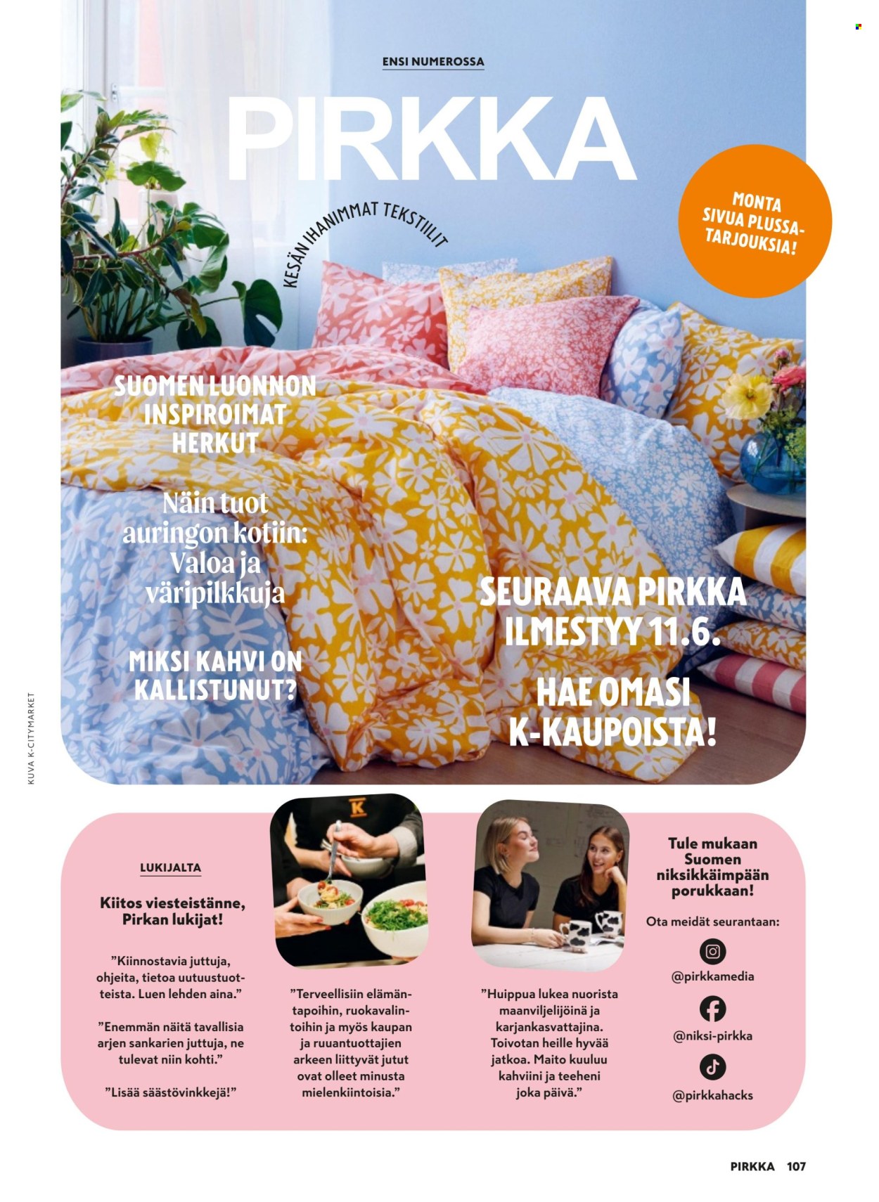 K-citymarket tarjouslehti  - 07.05.2025 - 10.06.2025.