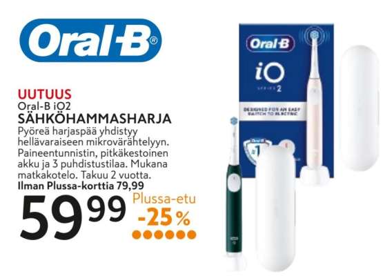 Oral-B iO2 SÄHKÖHAMMASHARJA