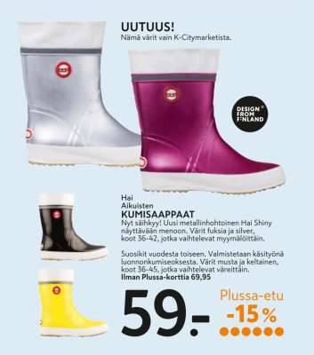 Hai Aikuisten KUMISAAPPAAT