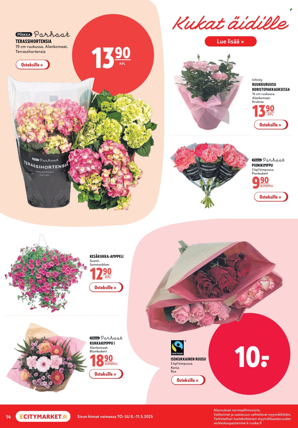 K-citymarket tarjouslehti  - 08.05.2025 - 14.05.2025.