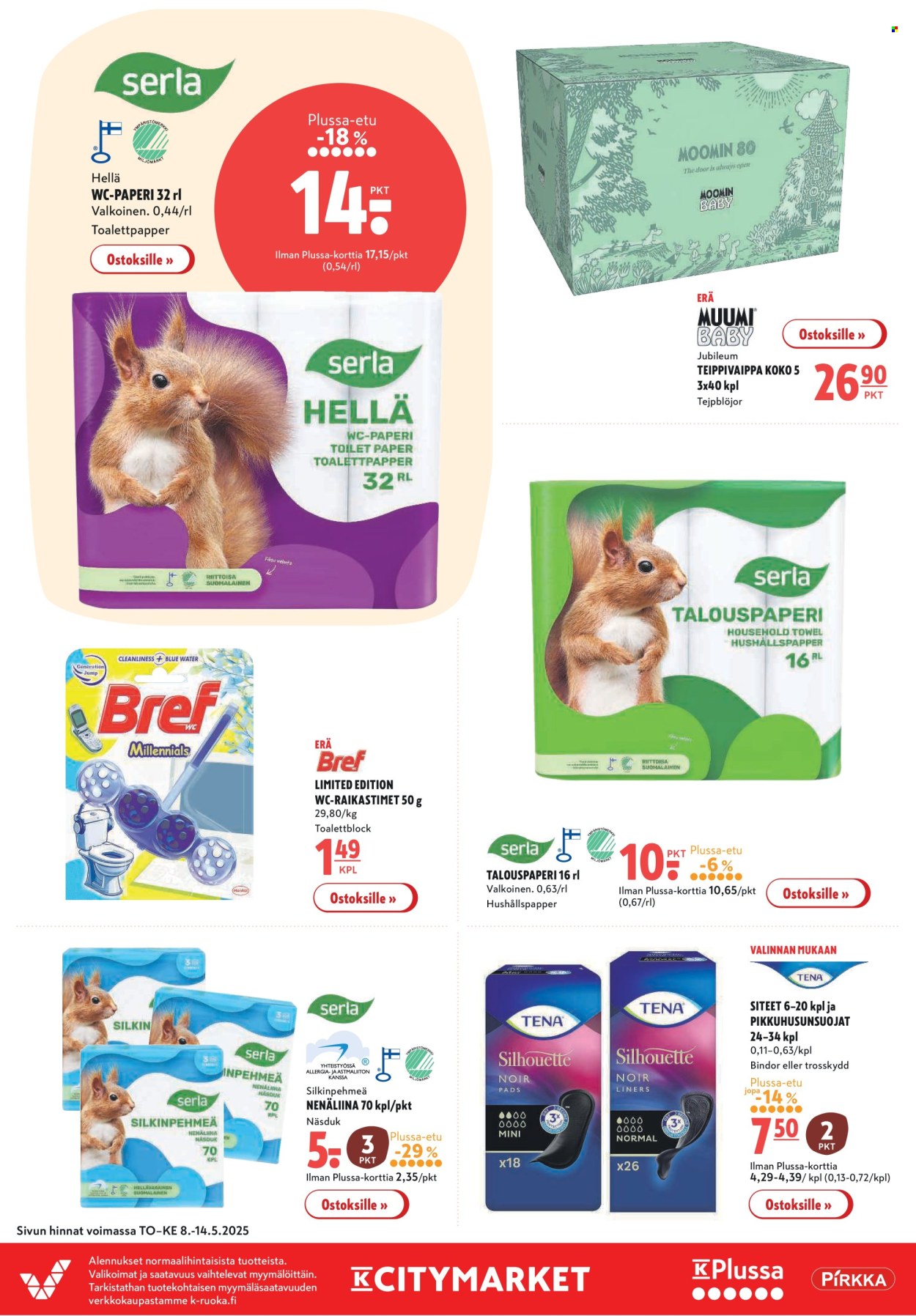 K-citymarket tarjouslehti  - 08.05.2025 - 14.05.2025.