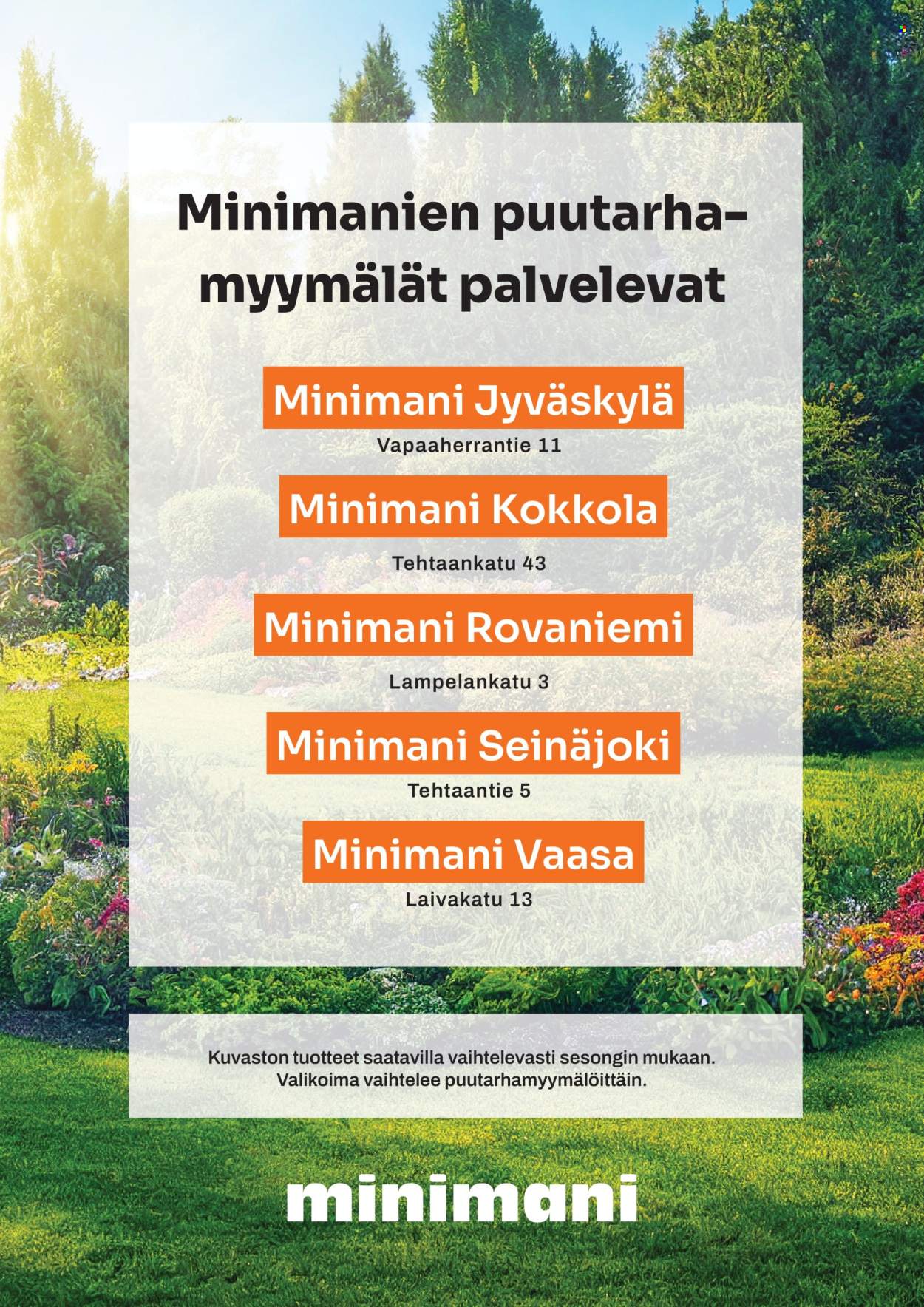 Minimani tarjouslehti .