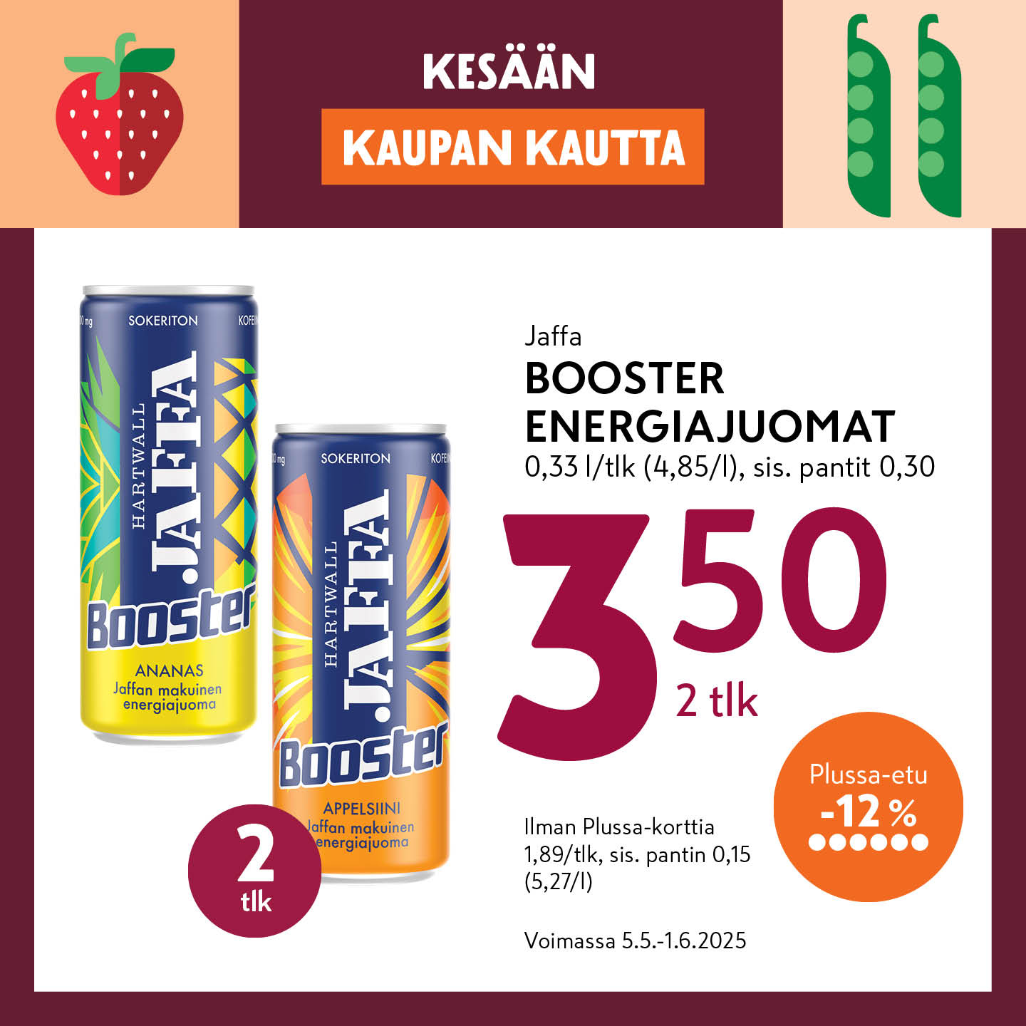K-market tarjouslehti  - 05.05.2025 - 01.06.2025.