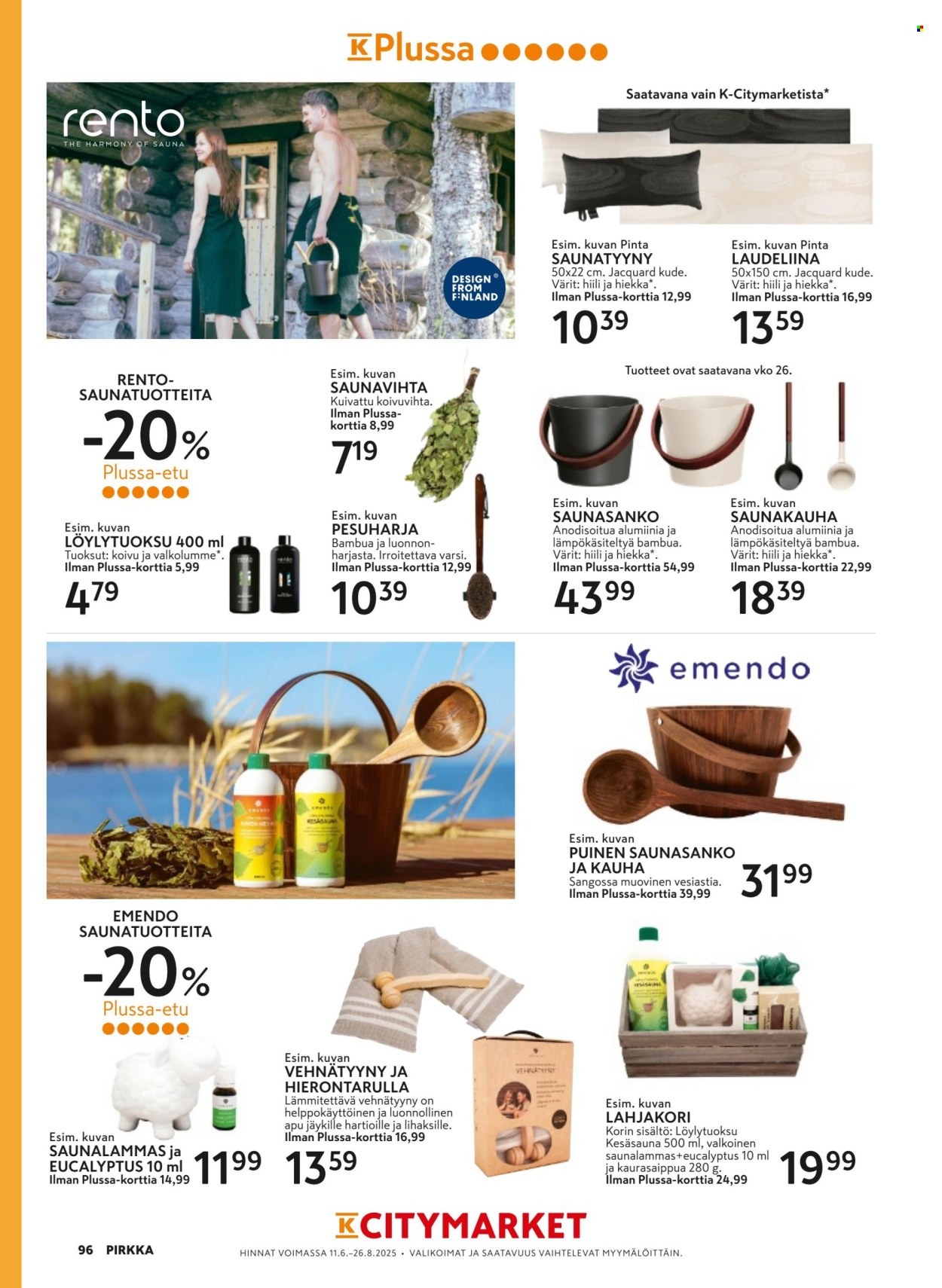 K-citymarket tarjouslehti  - 11.06.2025 - 26.08.2025. Sivu 96