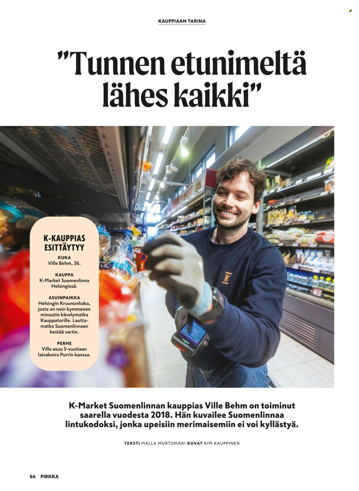 K-market tarjouslehti  - 11.06.2025 - 26.08.2025. Sivu 64