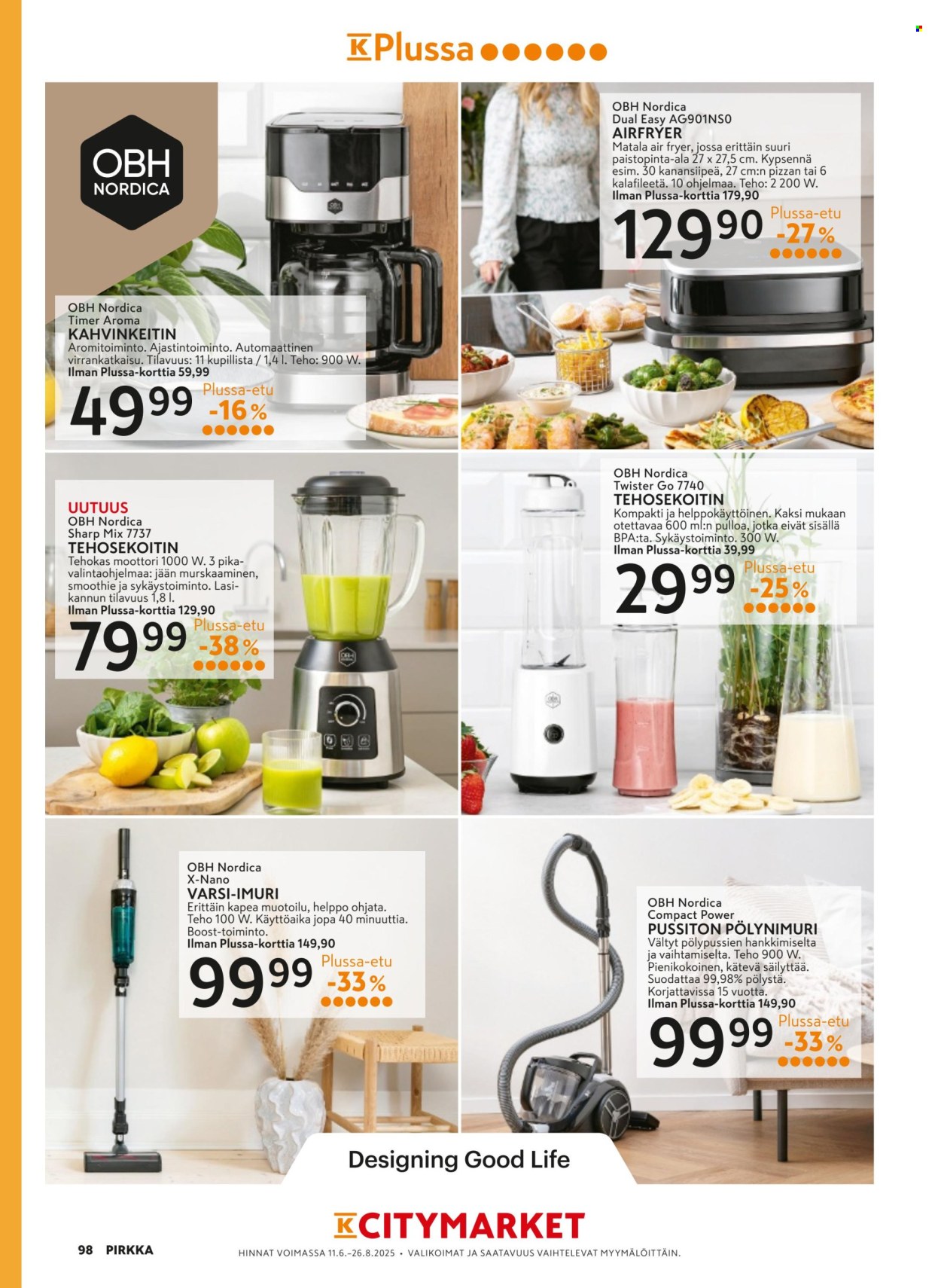 K-market tarjouslehti  - 11.06.2025 - 26.08.2025. Sivu 98