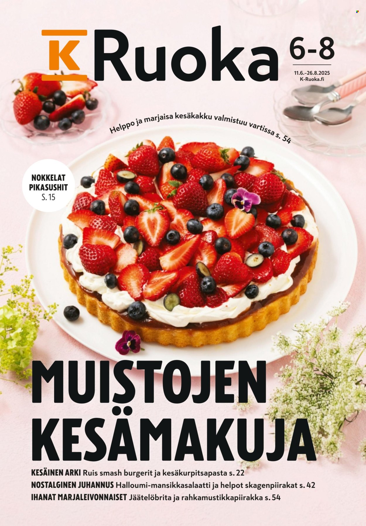 K-citymarket tarjouslehti  - 11.06.2025 - 26.08.2025. Sivu 1