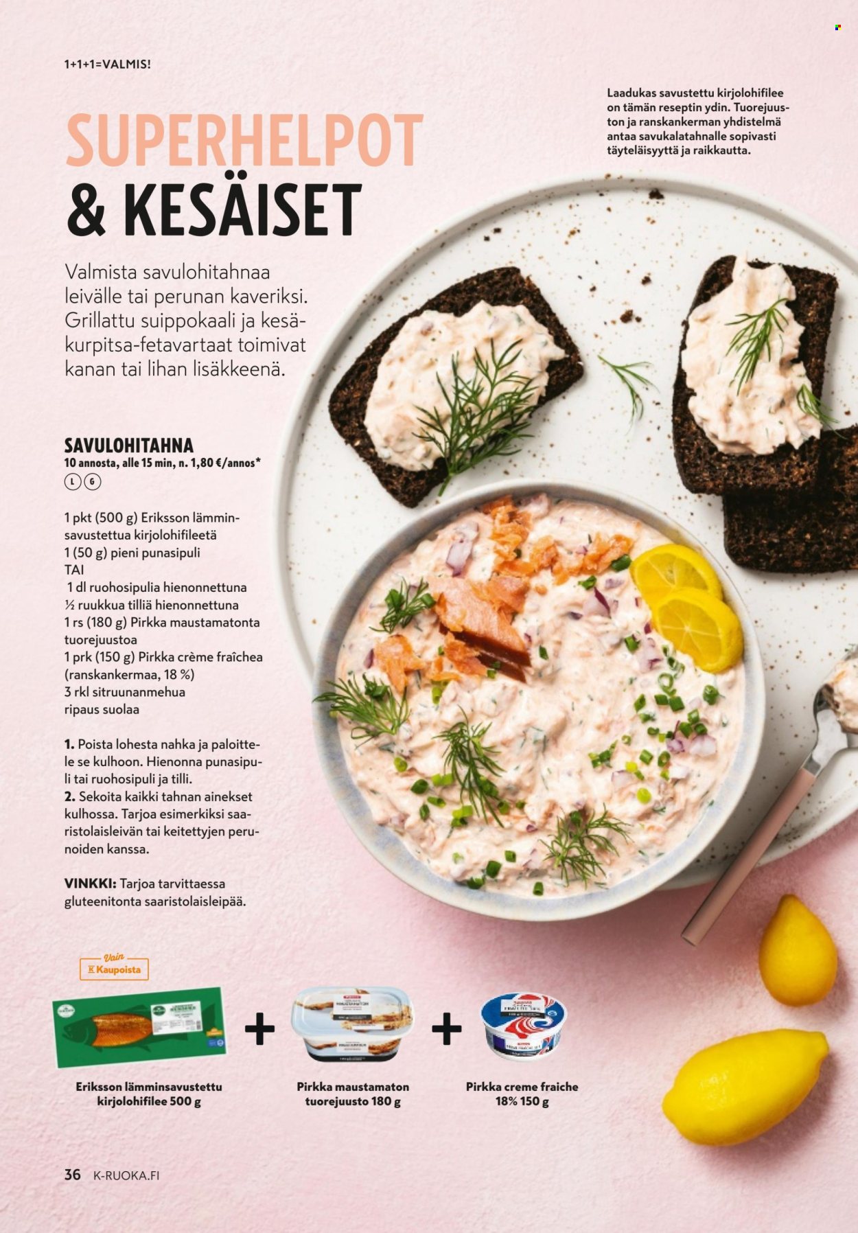 K-citymarket tarjouslehti  - 11.06.2025 - 26.08.2025. Sivu 36