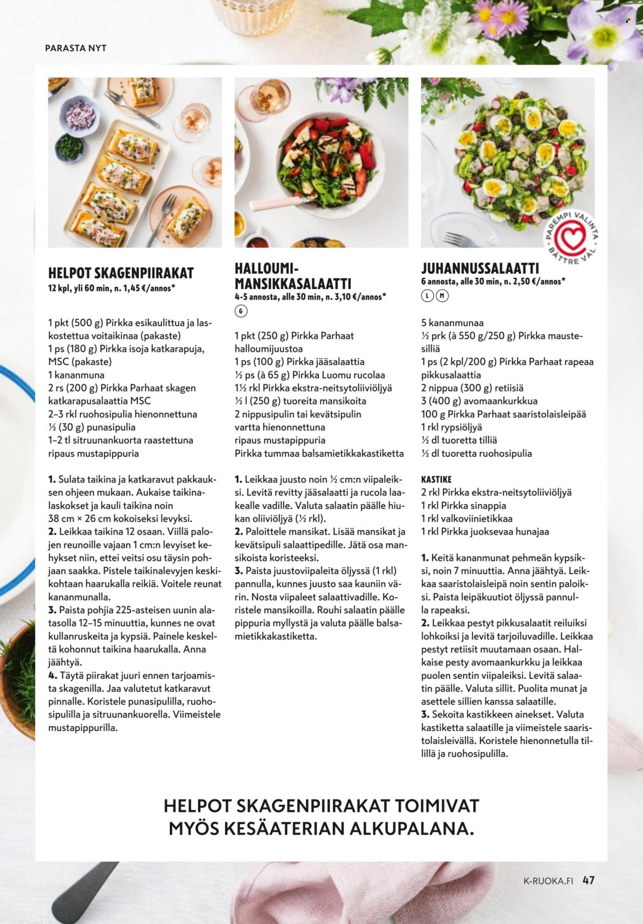 K-citymarket tarjouslehti  - 11.06.2025 - 26.08.2025. Sivu 47