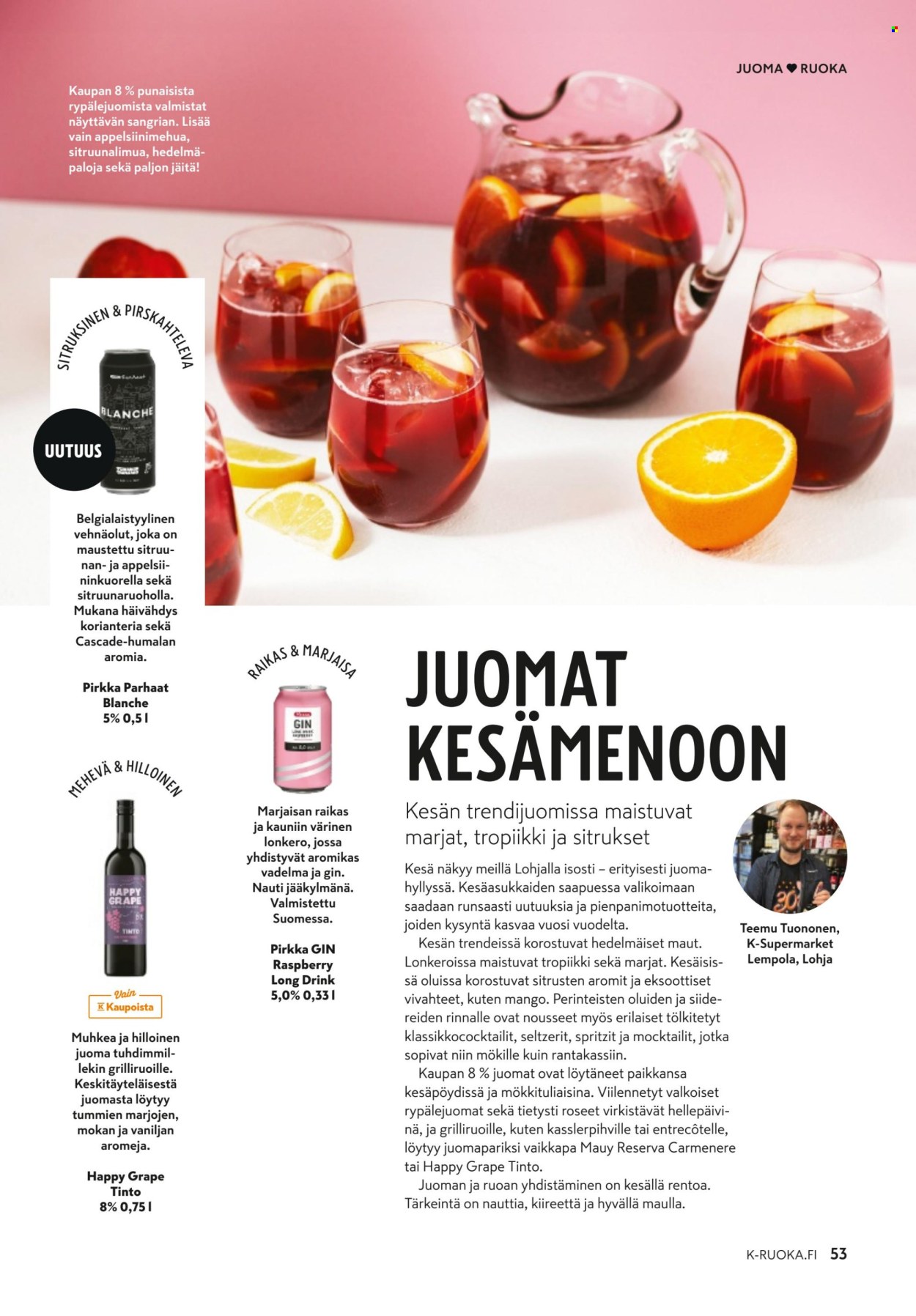 K-citymarket tarjouslehti  - 11.06.2025 - 26.08.2025. Sivu 53