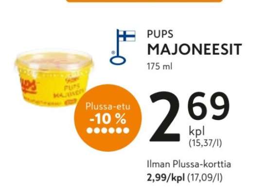 PUPS MAJONEESIT