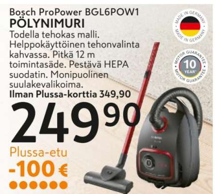 Bosch ProPower BGL6POW1 PÖLYNIMURI