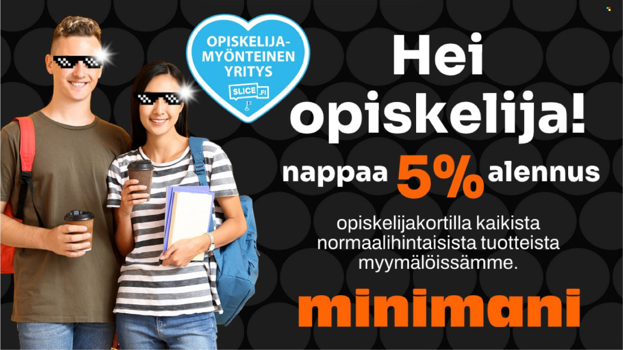 Minimani tarjouslehti . Sivu 1
