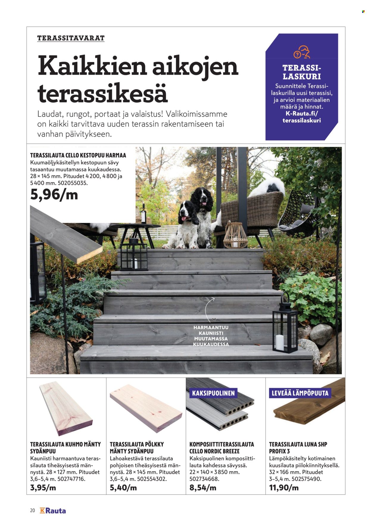 K-Rauta tarjouslehti . Sivu 20