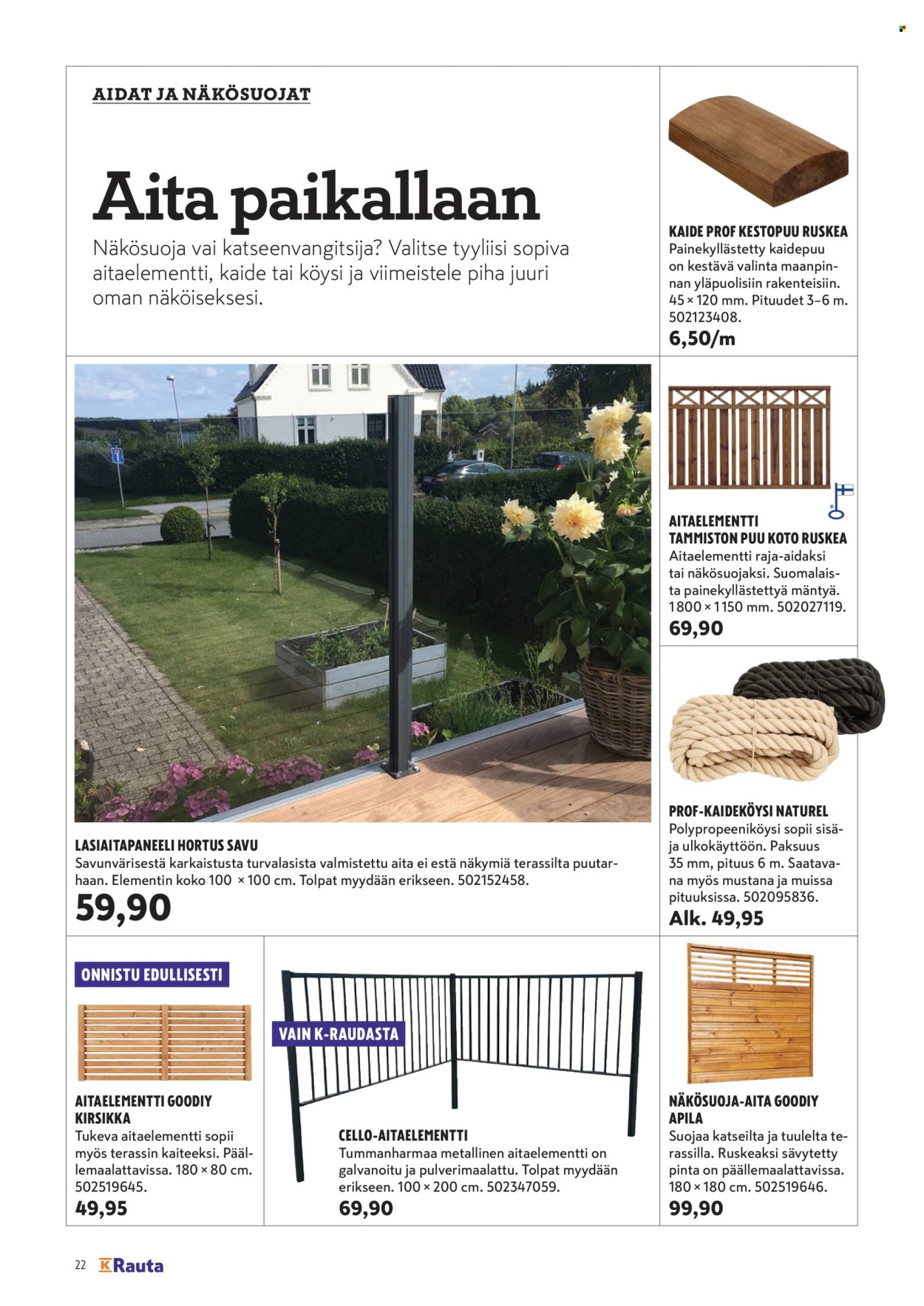 K-Rauta tarjouslehti . Sivu 22