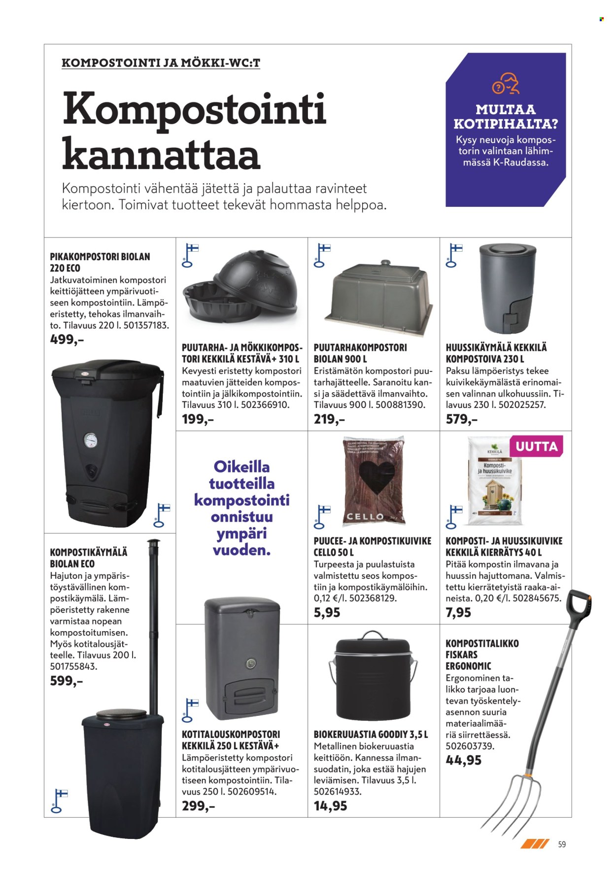 K-Rauta tarjouslehti . Sivu 59