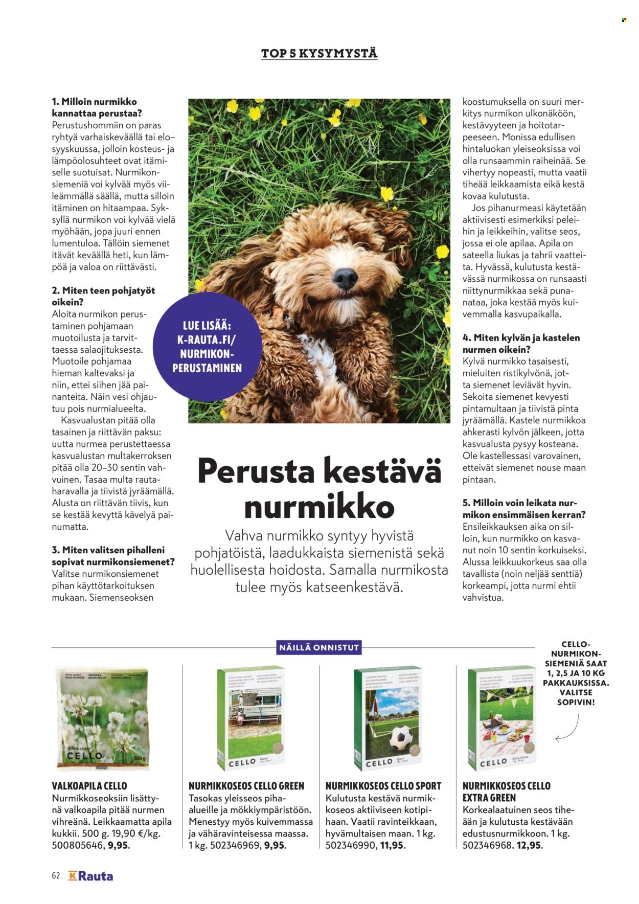 K-Rauta tarjouslehti . Sivu 62
